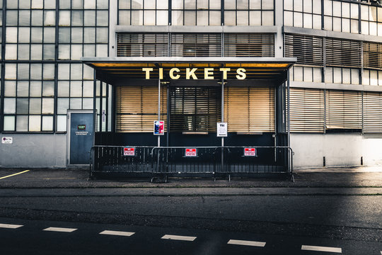 ticket stand