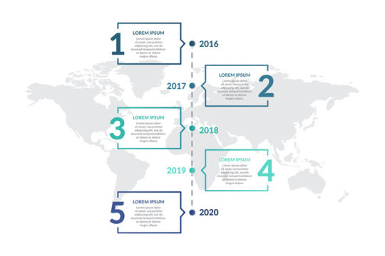 timeline infographic template design . business infographic concept for presentations, banner, workflow layout, process diagram, flow chart