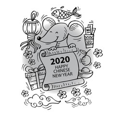 2020 New Year greeting card 