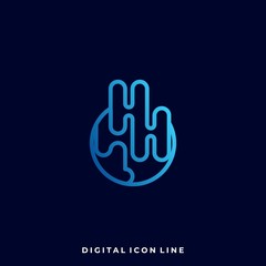 Abstract Circle Illustration Vector Template