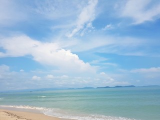beach and sea,blue sky