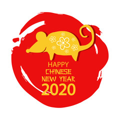 Rat is a symbol of the 2020 Chinese New Year. 