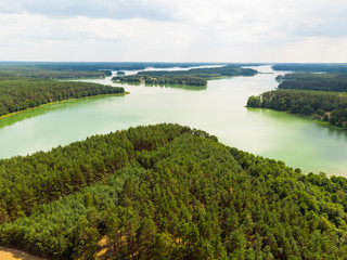 Jezioro wdzydze las kaszuby