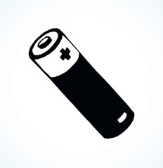 Battery. Vector drawing