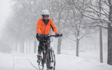 Vélo l'hiver - winter cycling