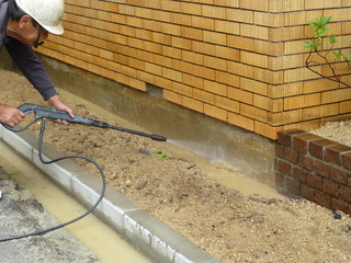 工事の写真　洗浄