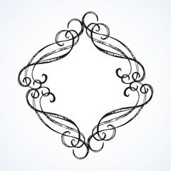 Vignette. Vector drawing