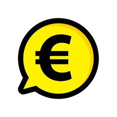 euro chat mascot vector design