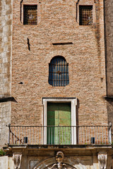 Fototapeta na wymiar San Domenico Maggiore, old churches in Naples, Italy