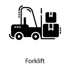 Forklift Truck Vector 