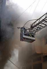 firefighters to intervene in blaze