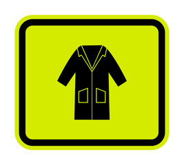 PPE Icon.Wear Smock Symbol Sign Isolate On White Background,Vector Illustration EPS.10