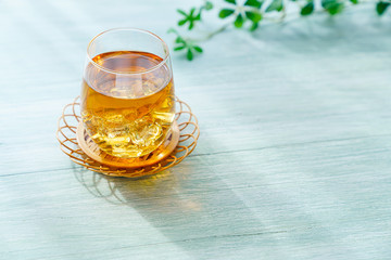 冷たい麦茶