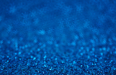 Obraz premium Happy holidays background with snowflakes.