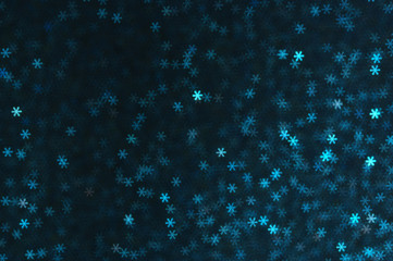 Abstract blue Christmas background  snowflakes