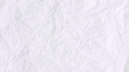 Abstract white crumpled paper texture background. 
