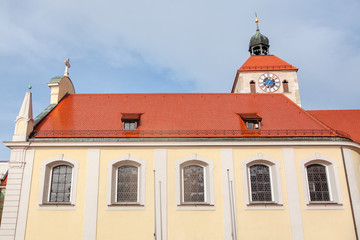 Sankt Johann church in Regensburg Germany 