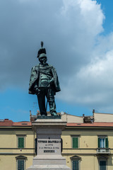 Fototapeta na wymiar Statue of Vittorio Emanuele II in Pisa