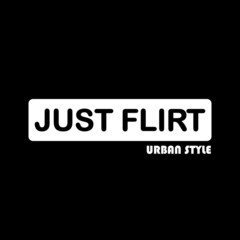 Just flirt - Vector design for t-shirt graphics, banner, fashion prints, slogan tees, stickers, cards,flyer, posters and other creative uses