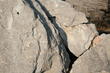 cracked old stones texture