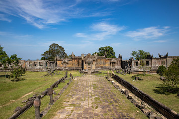 Preah Vihear ancient Khmer temple ruins famous landmark in Cambodia