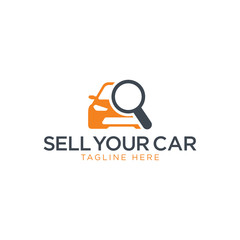 Sell Your Car Logo Vector Template