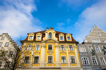 Obraz premium ingolstadt historic buildings bavaria germany