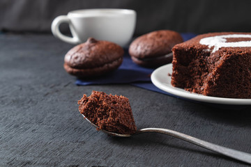 Delicious chocolate cake
