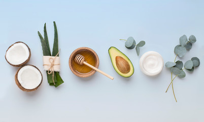 Homemade face and body mask of natural ingredients