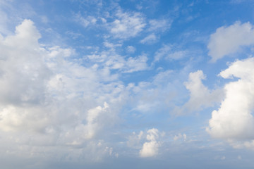 blue sky with cloud