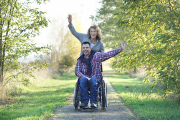 mit Handicap unterwegs