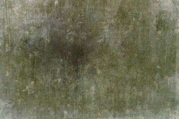 Old green wall grungy backdrop or texture