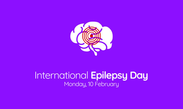 Vector illustration on the theme of International Epilepsy Day on Second Monday in February.