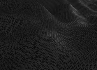 Wavy rubber surface background