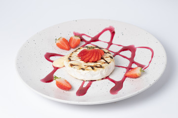 Fried Camembert with Berry Sauce