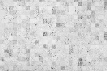 White slate ceramic tile wall for background and texture.