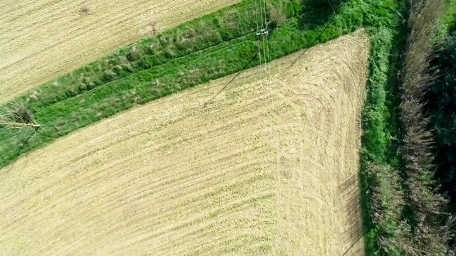 Zenith image  from the forest to the farm in Canyamars, Catalonia, Spain