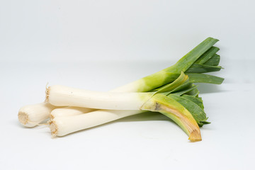 Allium ampeloprasum known as leeks is one of the richest vegetables in the garden. Allium porrum