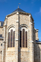 Fototapeta na wymiar Quiberon. Eglise Notre-Dame de Locmaria. Morbihan. Bretagne