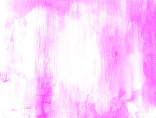 Stains of pink watercolor paint. Abstract background.