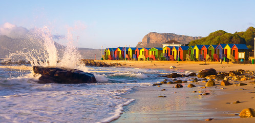 Obraz premium St James Beach, Cape Town, South Africa