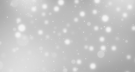 Abstract glitter bokeh on black background