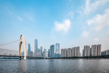 Naklejka premium Landscape of Guangzhou city, China