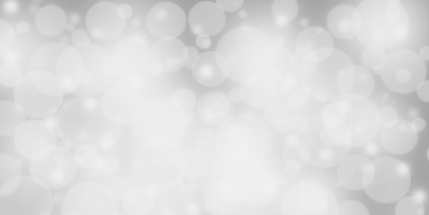 Abstract glitter bokeh on black background