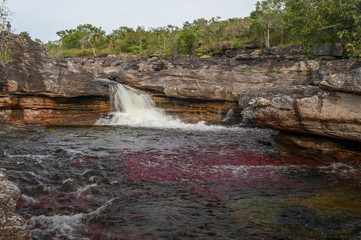 The rainbow river or five colors river is in Colombia one of the most beautiful nature places, is called Crystal Canyon