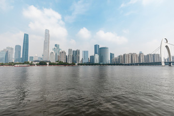 Fototapeta na wymiar Landscape of Guangzhou city, China