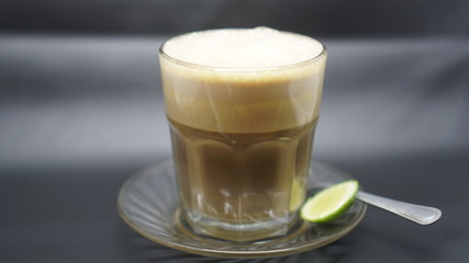 teh telur (egg coffee)