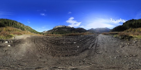 Valley in Tatra Mountains HDRI Panorama