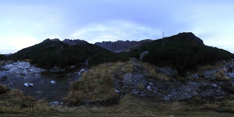 Autumn Morning in Tatra Mountains HDRI Panorama
