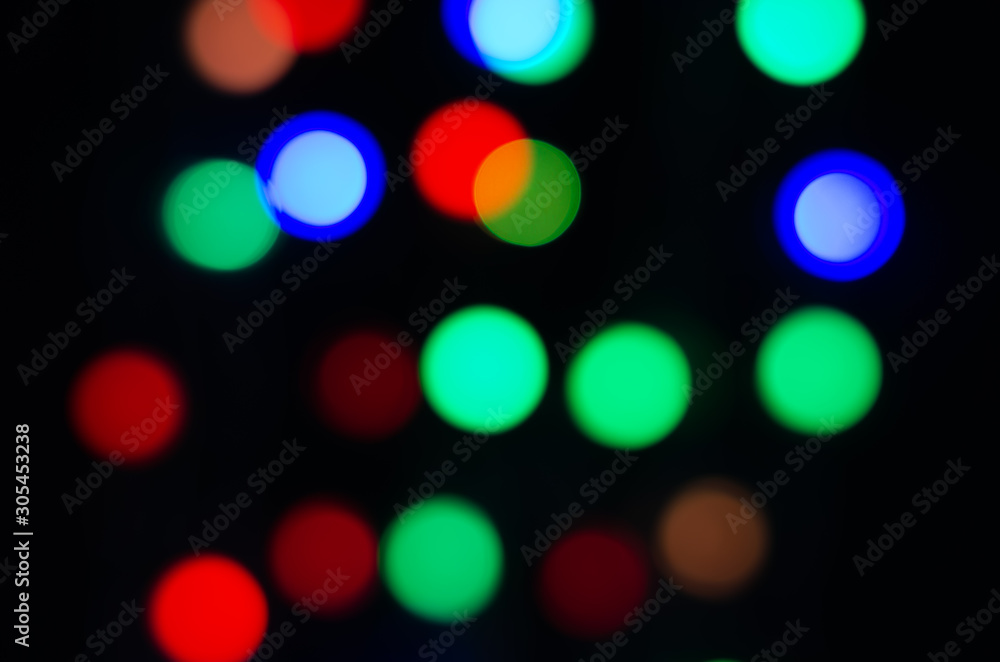 Poster abstract.the bokeh color can be used with the background.